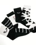 Panda Set Σετ από 5 ζευγάρια κάλτσες με σχέδια /