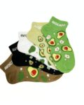 Avocado Set Σετ από 5 ζευγάρια κάλτσες με σχέδια /