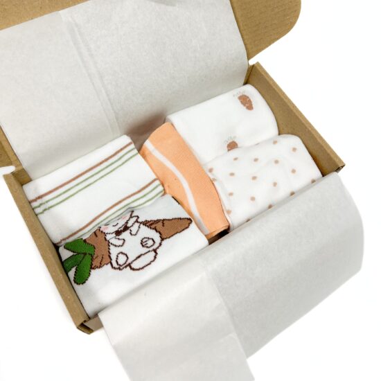 Bunny Set Σετ από 5 ζευγάρια κάλτσες με σχέδια /