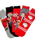 Xmas Set Σετ από 5 ζευγάρια κάλτσες με σχέδια /