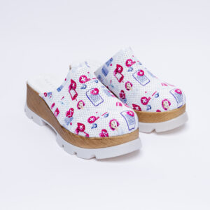 Ανατομικές δερμάτινες παντόφλες με πλατφόρμα Σαμπό εργασίας με πλατφόρμα Ιατρικά Ανατομικές δερμάτινες παντόφλες με πλατφόρμα Σαμπό εργασίας με πλατφόρμα Ιατρικά