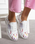 Coiffeur Ελαφριά δερμάτινα επαγγελματικά sneakers για κομμωτές /