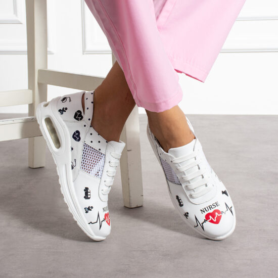 Ελαφριά δερμάτινα ιατρικά επαγγελματικά sneakers Ελαφριά παπούτσια εργασίας Ιατρικά