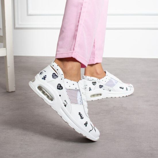Ελαφριά δερμάτινα ιατρικά επαγγελματικά sneakers /