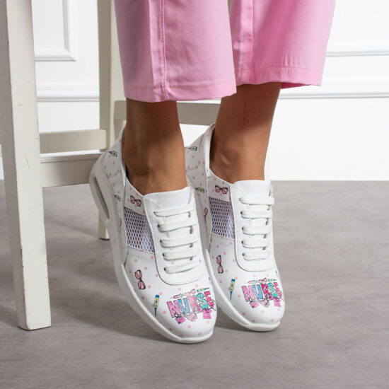 Ελαφριά δερμάτινα ιατρικά επαγγελματικά sneakers