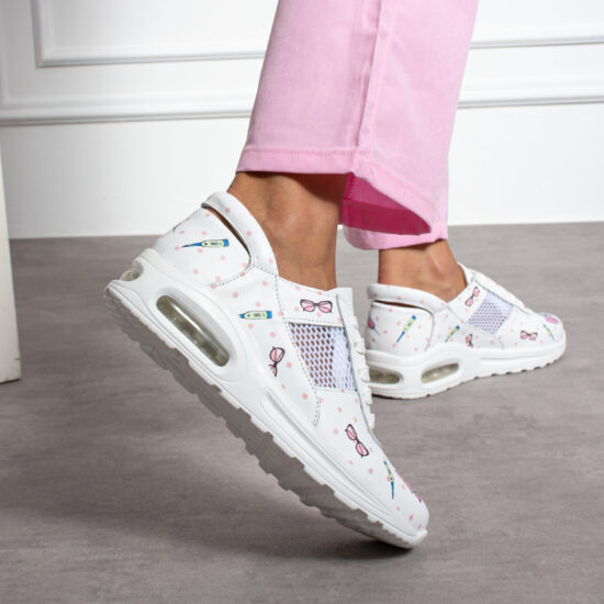 Ελαφριά δερμάτινα ιατρικά επαγγελματικά sneakers /