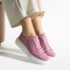 Ελαφριά γυναικεία nude sneakers από φυσικό δέρμα Sneakers γυναικεία πολύχρωμα 5