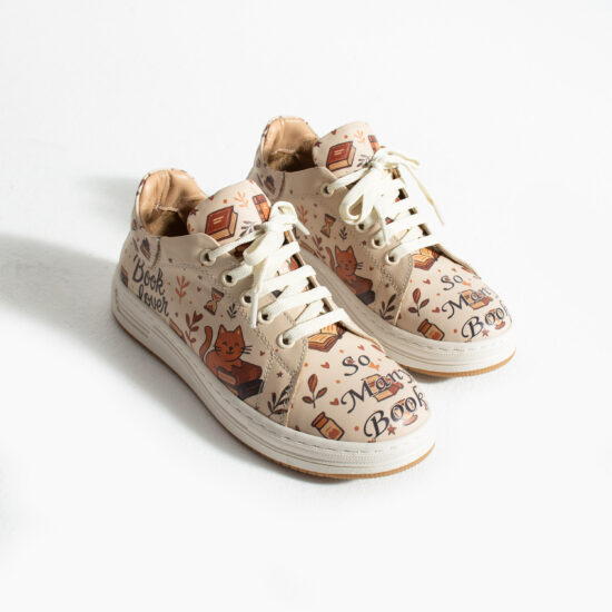 Γυναικεία δερμάτινα ανατομικά sneakers /