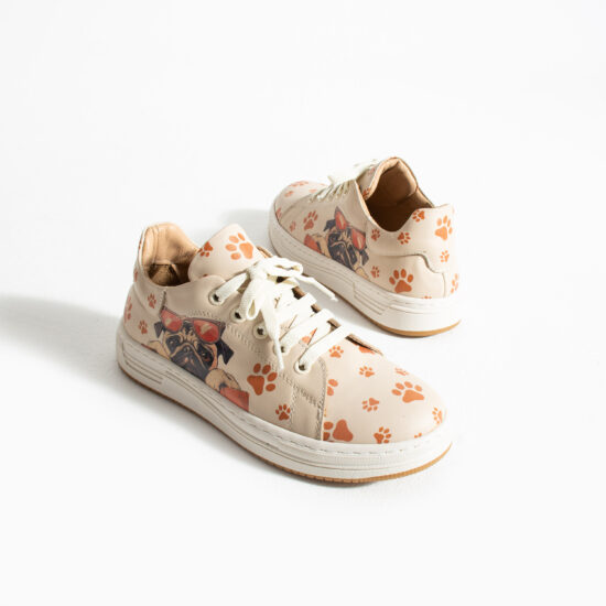 Γυναικεία δερμάτινα ανατομικά sneakers /