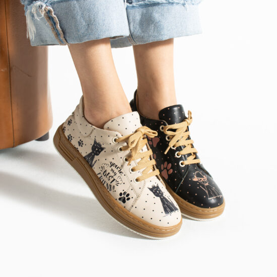 Γυναικεία δερμάτινα ανατομικά sneakers Sneakers γυναικεία πολύχρωμα 2 Alternative view of Γυναικεία δερμάτινα ανατομικά sneakers