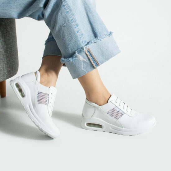 Ανατομικά δερμάτινα παπούτσια εργασίας Sneakers γυναικεία πολύχρωμα Εστίασης και ξενοδοχεία