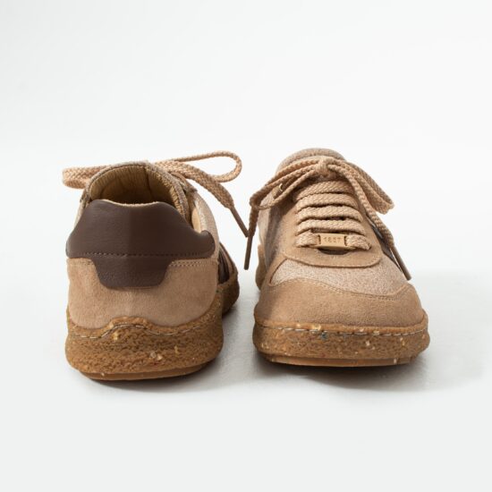 Γυναικεία παπούτσια barefoot με φαρδύ μπροστινό μέρος - Almond /