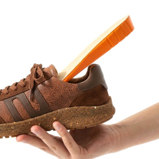 Γυναικεία παπούτσια barefoot με φαρδύ μπροστινό μέρος - Terracotta /