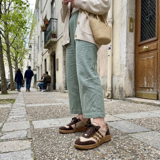 Γυναικεία παπούτσια barefoot με φαρδύ μπροστινό μέρος - Safari /