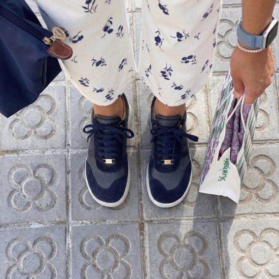 Γυναικεία παπούτσια barefoot με φαρδύ μπροστινό μέρος - Ocean /