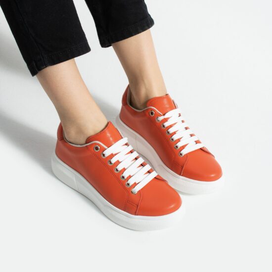 Γυναικεία Timeless Orange от Естествена кожа